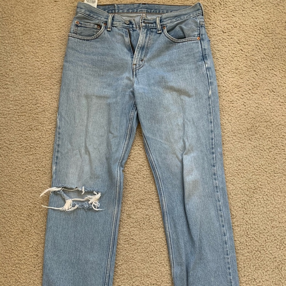 High waisted Levi’s jeans